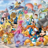 Puzzle Disney průvod postaviček 200 dílků Educa
