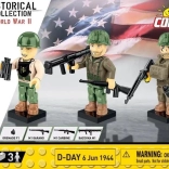 Stavebnice COBI HC WWII – D-Day 6. června 1944 figurky