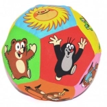 Textilní míč s motivem Krtek 15 cm