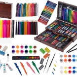 Dřevěná výtvarná sada 123 dílů