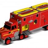 Hasičská stanice s kamionem a světelnými a zvukovými efekty 61 × 18,5 × 26 cm