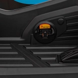 Dětská elektrická čtyřkolka McLaren MCL35 šedá s dálkovým ovládáním, EVA koly a LED