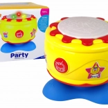 Velký interaktivní hudební buben se světly 19 cm