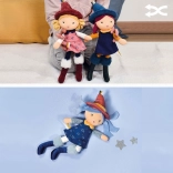 doudou jolijou látková panenka čarodějnice 24 cm