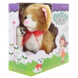 Hnědá kočka na kabel