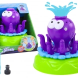 Zahradní rozprašovač Chobotnice s fontánou a bublifukem Fialová