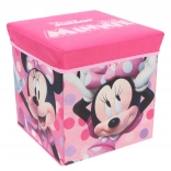 Skládací úložný box a taburet Minnie Mouse Cozy Noxxiez