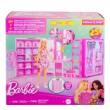 Šatna snů BARBIE s oblečky a doplňky (bez panenky)