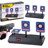 Elektronický terč na střílení s 3 cíli a digitálním počítadlem