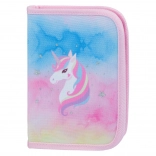 Školní penál jednopatrový Rainbow Unicorn BAAGL