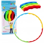 Hula hoop barevný skládací 60 cm