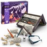 Vykopávky dinosauřích kostí 6 v 1 – paleontologická sada pro děti