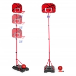 Dětský basketbalový koš s nastavitelnou výškou a pumpou