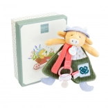 Plyšová kravička Aneth s úchytem na dudlík 19 cm