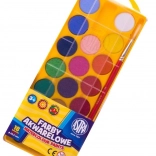 Vodové barvy ASTRA 18ks