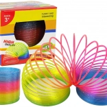 Magická duhová pružina s třpytkami