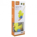 Dřevěný tlačná hračka Kachnička Viga