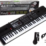 Elektronický klávesový nástroj s mikrofonem a FM rádiem, 61 kláves