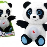 Plyšová panda s noční lampičkou a ukolébavkami 30 cm