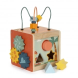 Dřevěná Motorická Kostka Dino