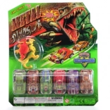 sada dino autíček a figurek dinosaurů (6 autíček + 4 figurky)