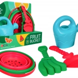 Megasada pískových doplňků se skládacím kyblíkem