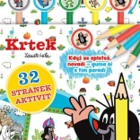 JIRI MODELS aktivity s gumami KRTEK – omalovánková sada s pastelkami