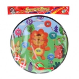 Terč se zvířátky 35 cm na míčky a šipky