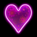 LED neonové světlo srdce 2Kids Toys