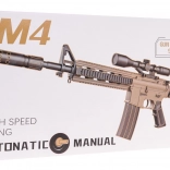 M4 karabina na gelové kuličky s příslušenstvím