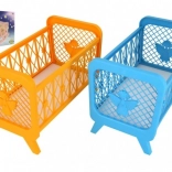 Plastová postýlka pro panenky bez soupravy