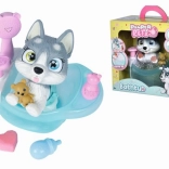 Pejsek Husky Pamper Petz ve vaně
