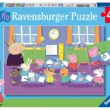 Ravensburger puzzle peppa pig 2×24 dílků – třída