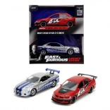 Rychle a zběsile – dvojbalení modelů Mitsubishi Lancer Evo IX 2006 a Nissan Skyline GT‑R R34 1:32
