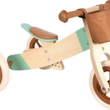 dřevěné odrážedlo 2 v 1 maxi hnědé