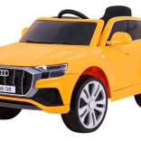 Dětské elektrické auto Audi Q8 žluté s dálkovým ovládáním