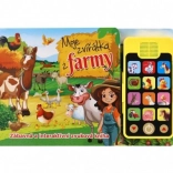 Zvuková knížka Moje zvířátka z farmy s dětským mobilem