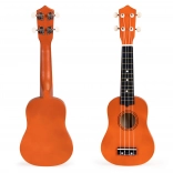 Dřevěné ukulele pro děti se 4 nylonovými strunami ECOTOYS