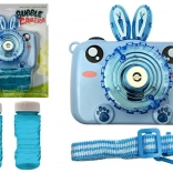 Bublinkový fotoaparát na baterie – modrý králíček