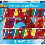 Ravensburger Puzzle Spider-Man Pronásledování zločinců 125 dílků