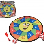 Terč se šipkami a míčky - 36 cm