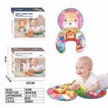 Sensorický polštářek pro nejmenší Žirafa s odnímatelnými závěskami