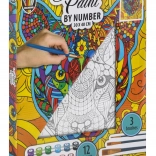 Grafix malování podle čísel – tygr, plátno na rámu 30 × 40 cm