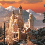 Puzzle Zimní Zámek Neuschwanstein 3000 Dílků Trefl