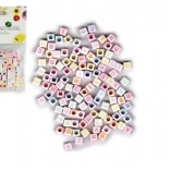 Plastové korálky abeceda 300 ks