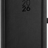 Denní diář Diamante 2026 černý 15 x 21 cm