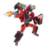 qman iron fist commander – transformující robot a bojové vozidlo, 333 dílků