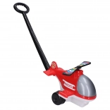 Hasičská helikoptéra s mechanickým zvukem