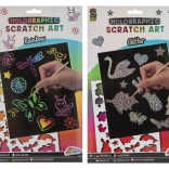 Vyškrabovací obrázek Duhový