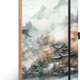 Linkovaný zápisník Notique Japonsko 13 × 21 cm